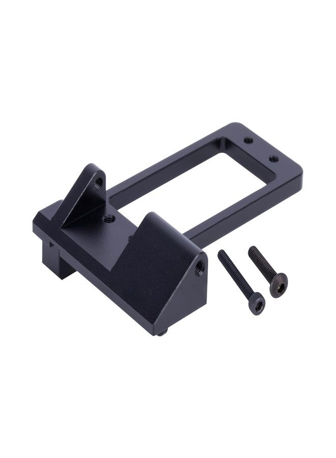 YSKMLOLP SCX10 III Servo Mount,Alminum Front Axle BAT Servo Mount Low Center of Gravity for 1/10 RC Car SCX10 III AR45P Portal Axle LCG Chassis Upgrade Parts (Black) - Image 2